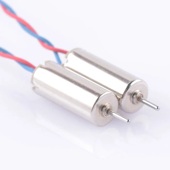 Coreless Motor DC 3V 45000RPM 8.5 X 20mm Micro Brush Motor with 1 Black Helicopter Propeller for Quadcopter Drone Model FPV DIY