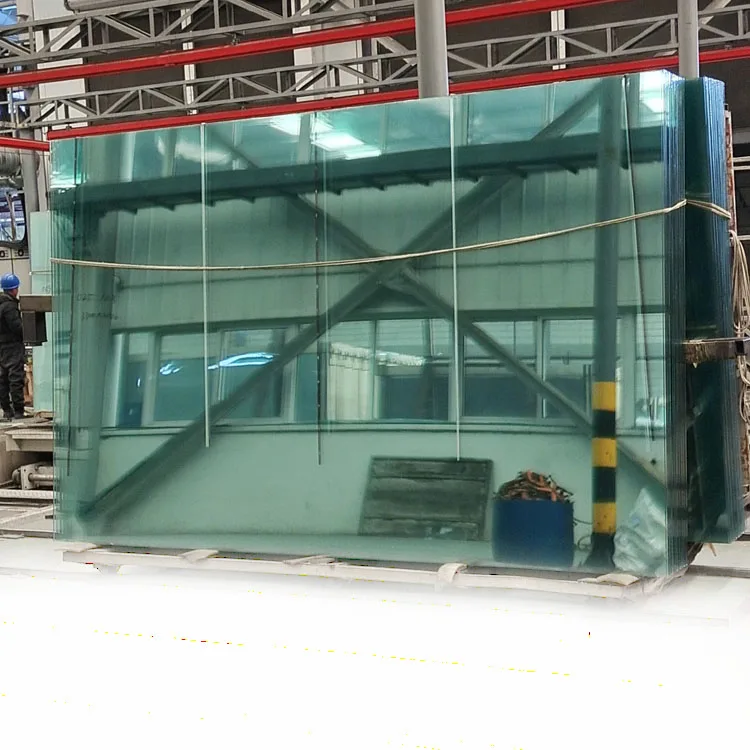 Industrial Glass Manufacturer 0.38 0.76 PVB SGP 6mm 12mm Laminated Safety Glass Hospital Hotel Use Wholesale Price