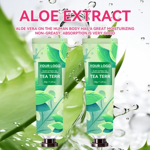 Organic Shea Butter & Tea Tree Hand Cream 30g Intensive Repair Dry Cracked Hands Nourishing Moisturizer for Rough Skin Care