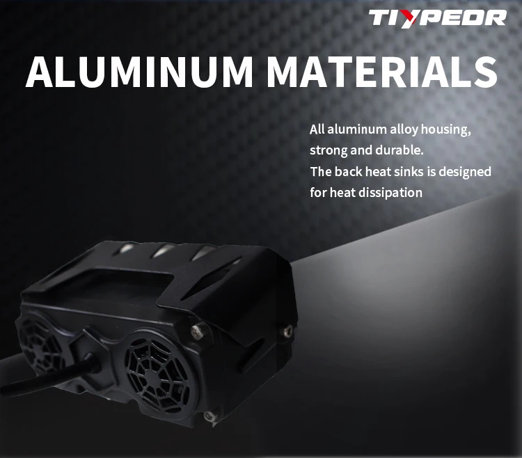 product tiypeor hot sale universal 30w motorcycle brighter hi q fog auxiliary driving led headlight spotlight for off road atv utv-5