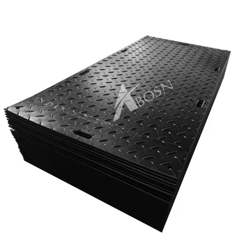 Heavy Duty HDPE pe plastic temporary Roadway Protection Mat for ground protection
