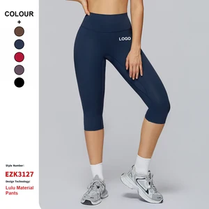 Custom High-Quality Quick-Drying Yoga Pants High-Waist Breathable Tights Women Outdoor Gym Running Fitness Yoga Wear Shorts