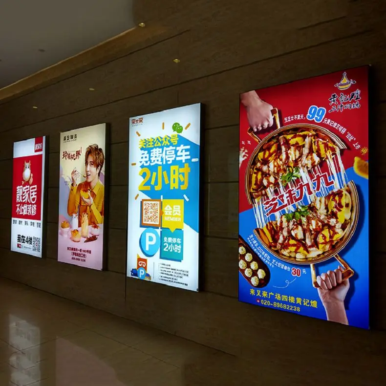 product cosmetics led box lightweight advertising display cinema poster promotional seg light box for outdoor events retail stores malls-1