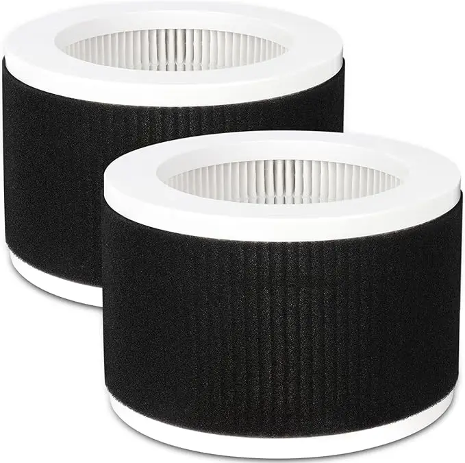True HEPA  Replacement Filter, 3-Stage Filtration System for Smoke, Odor, Pet Dander and more Compatible with MOOKA EPI810