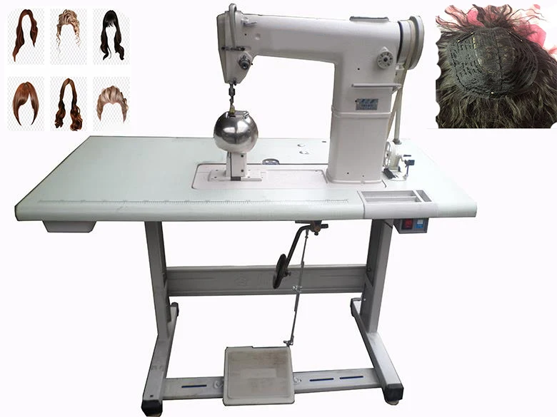 Wig Raking Machine Wig Sewing Machine with Stand Table and Motor for Custom Wigs