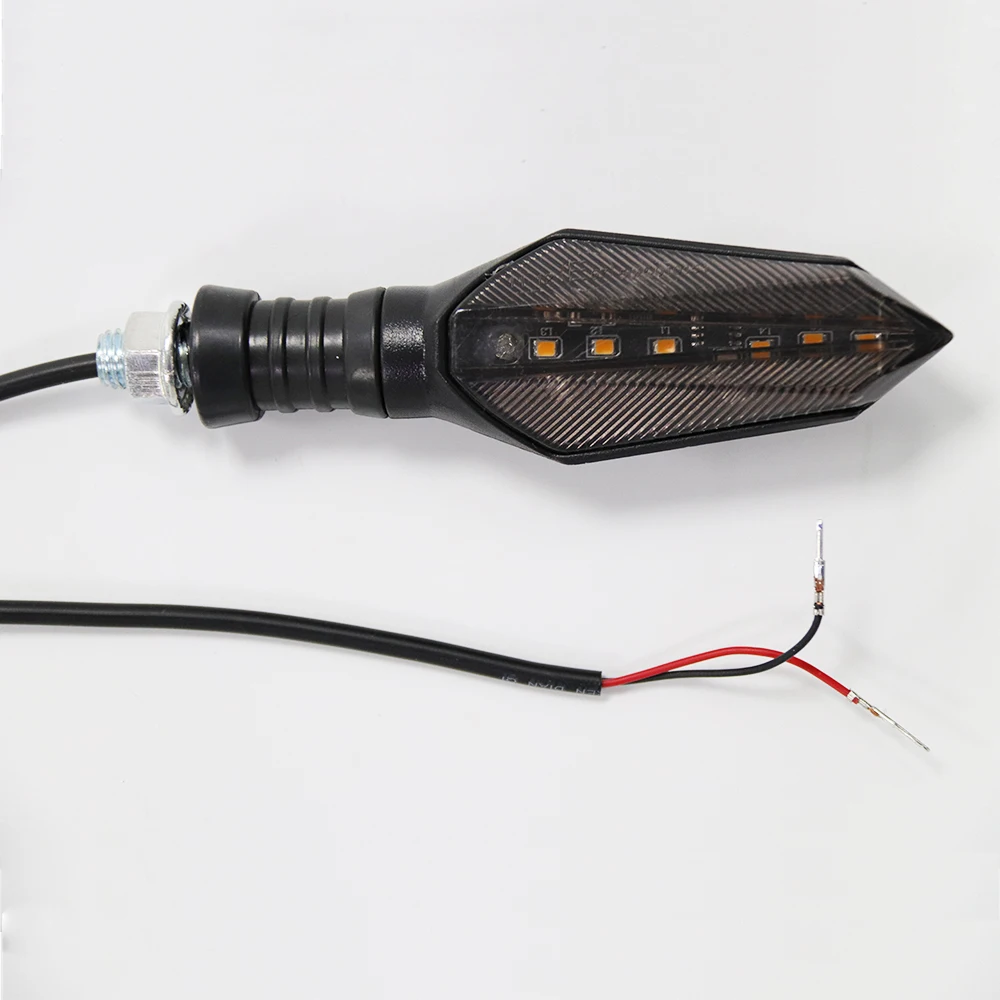 Electric Scooter Universal Rear Turn Signal - Yellow Flashing