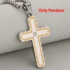 Pendentif en argent et or