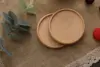 Beech round groove 10 x 10 x 1.2cm