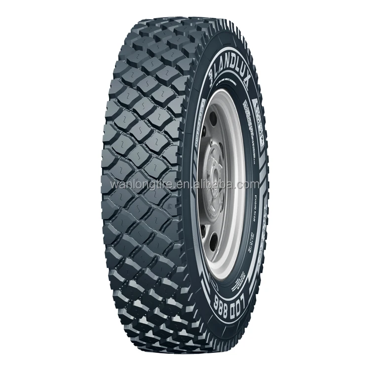 らんらんるー Landlux Doublecoin Landy 11R22.5 Truck Tire - Durable