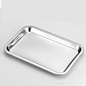 Food grade stainless steel 304 baking trays flat dry pan bakery oven pan bakeware cooling sieve cake mold