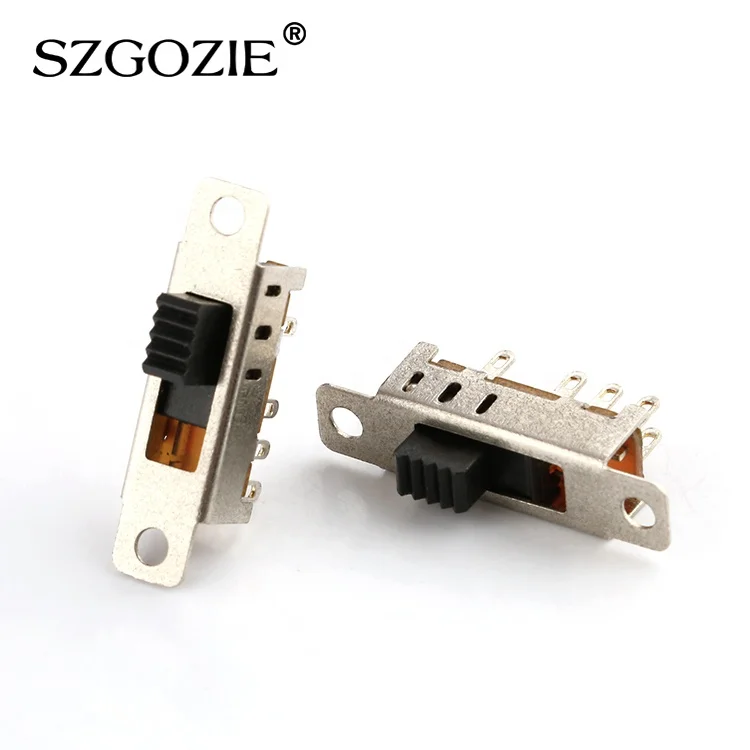 
SS-23E04 defond slide switches 3 Position 8Pin switch Panel Mount 2p3t Slide Switch 