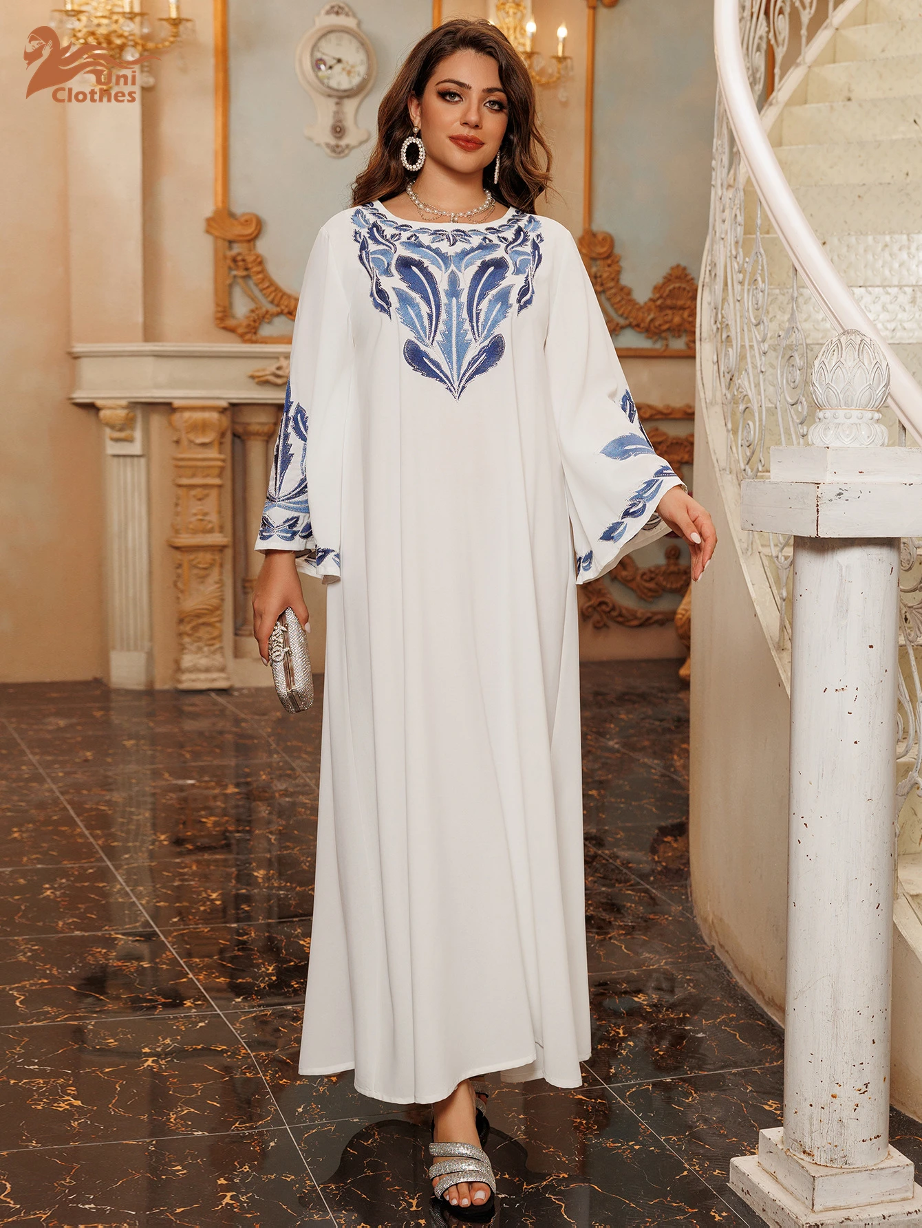 AB397 Traditional Festive Dress Muslim Dress Arab Women's Abaya