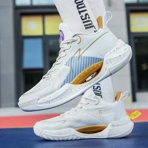 Custom Brand Factory Wholesale OEM Cool Night Glow Breathable High Top Sneakers Practical Basketball Shoes