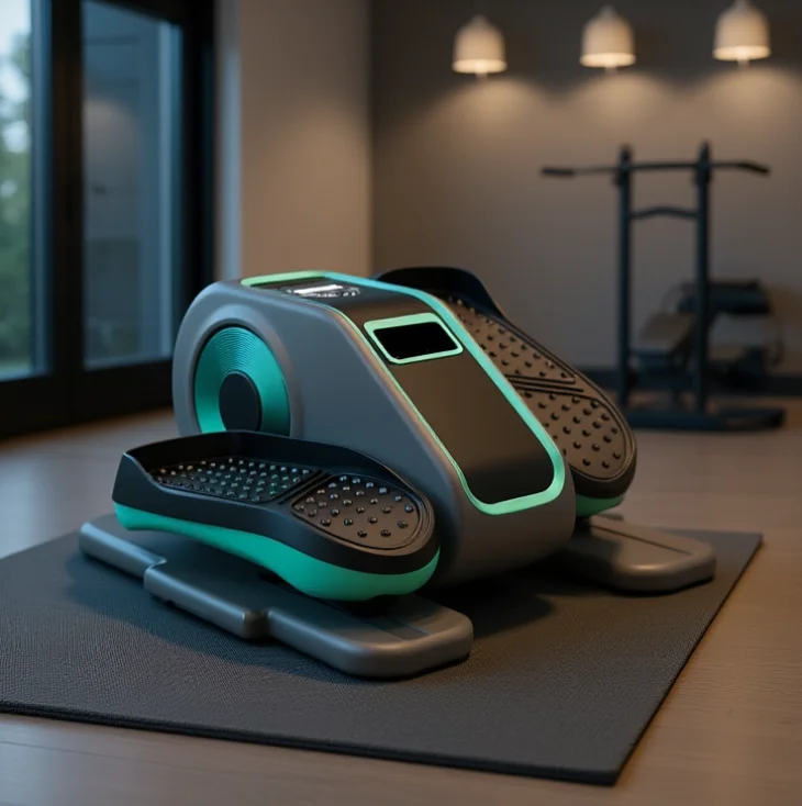 Durable Mini Elliptical Machine Under Desk Fitness Equipment for Elderly ABS Material Home Exercise
