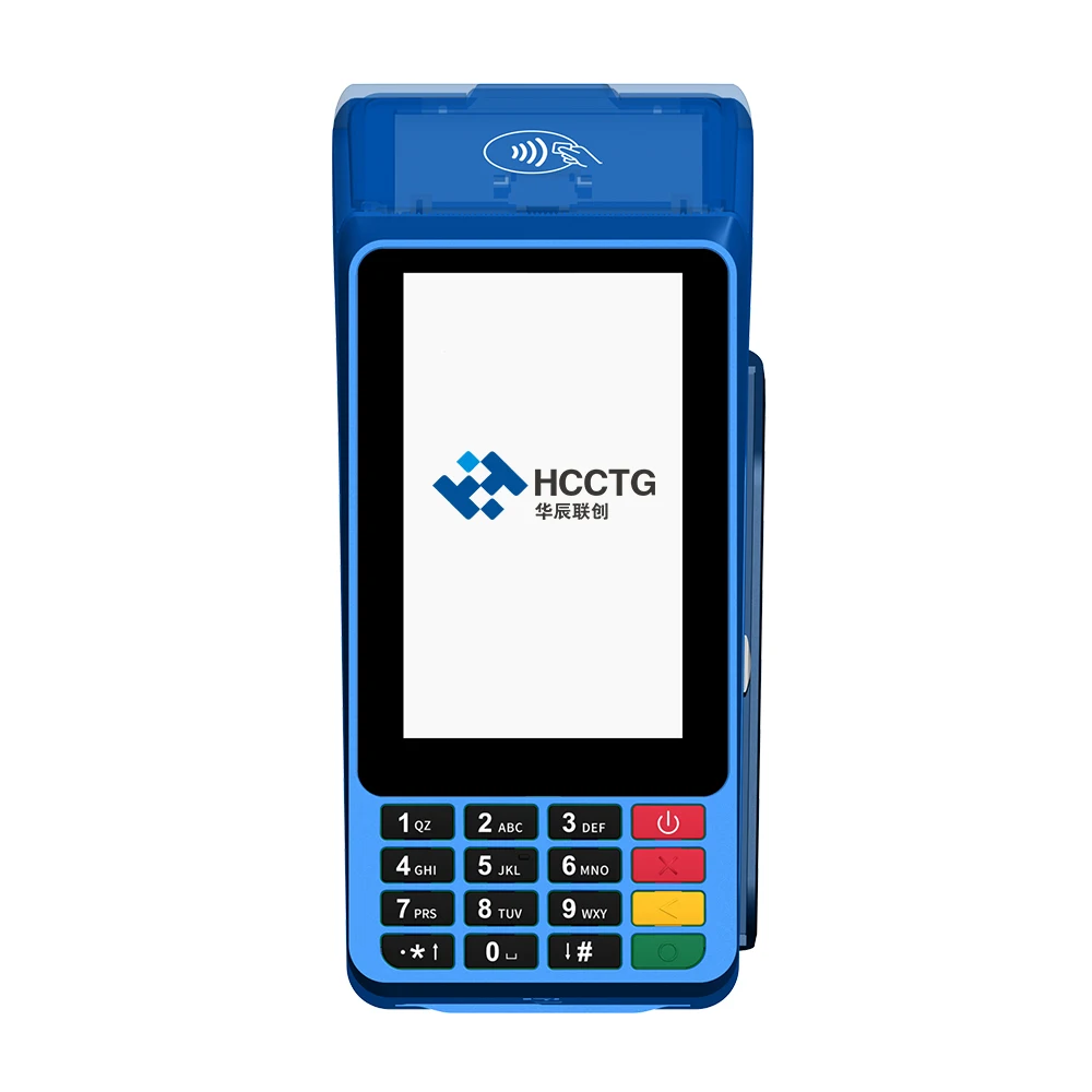 Android 10 4G Recharge Card NFC Bus Ticket Pos Terminal Nfc Payment Device With 2600mAh Li-ion Battery Z60A