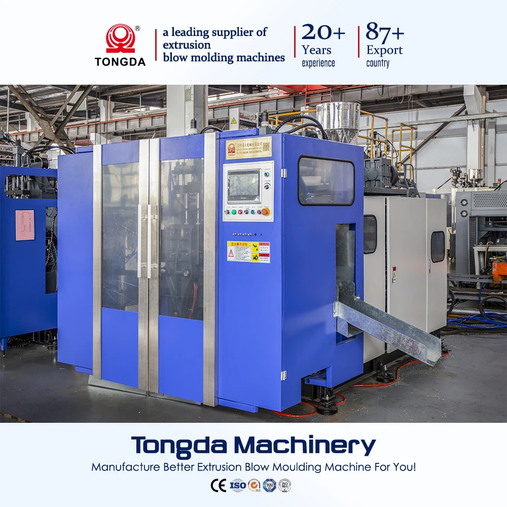 2 Liter Full Automatic Double Station Extrusion Blow Molding Machine HDPE Double Head Detergent Bottle Making Machine