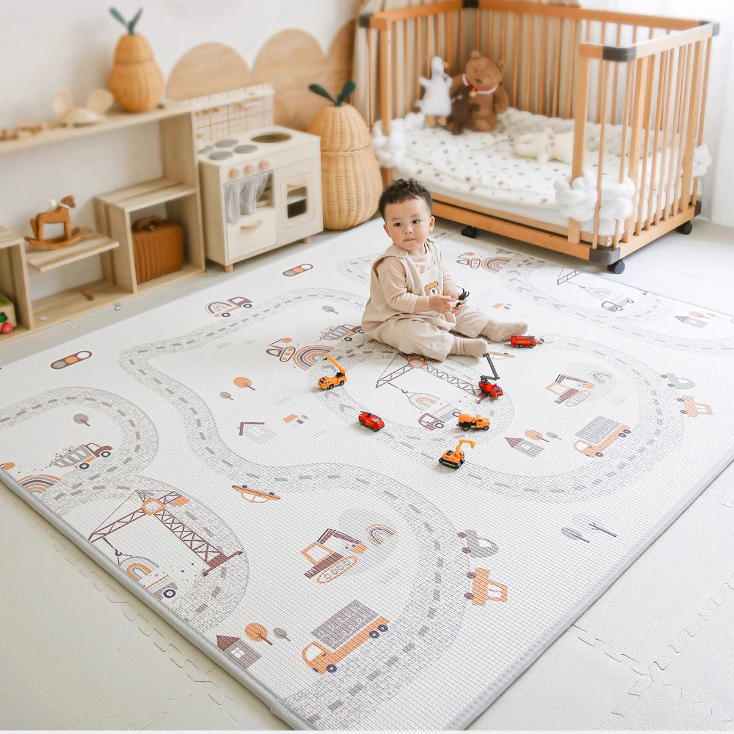 Игровой коврик детский игровой игрушки для детей Детский развивающий резиновый из пены XPE игровые 4 пазла поролоновые ковры Прямая поставка