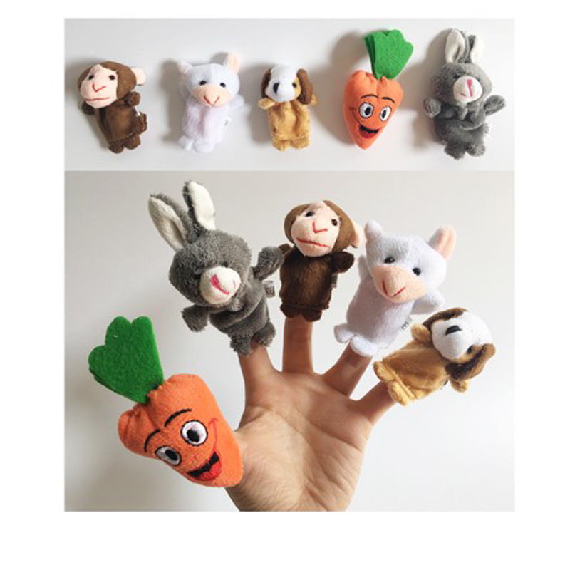 Коллекция 2022 года изготовленные на заказ Семейные игрушки набор кукол палец перчатки 5 шт. куклы Oem динозавр ферма животные