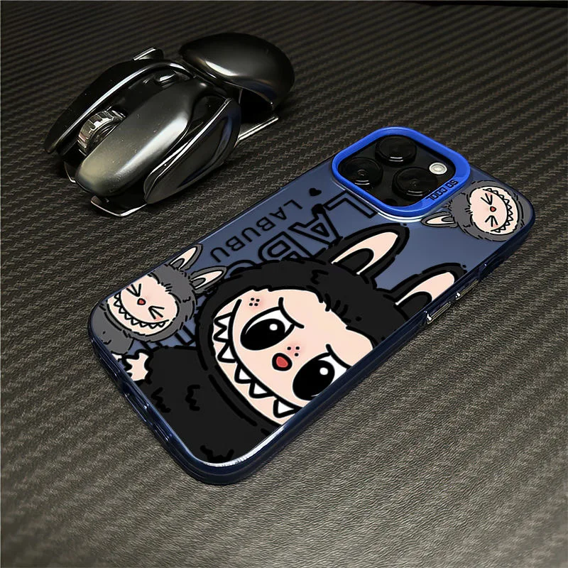 For iPhone 17 Air Cartoon Design Phone Case for iPhone 16 15 14 13 Pro 12 11 Pro Xs X XR Max Laser TPU Cases Cover-H493P1