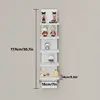 White 5-layer floating frame - 10mm
