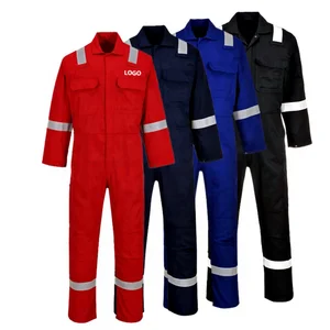 European Hi Vis Fire Retardant Industrial Reflective Overall Mechanics FR Welding Electrician Aramid Fireproof Safety Coverall