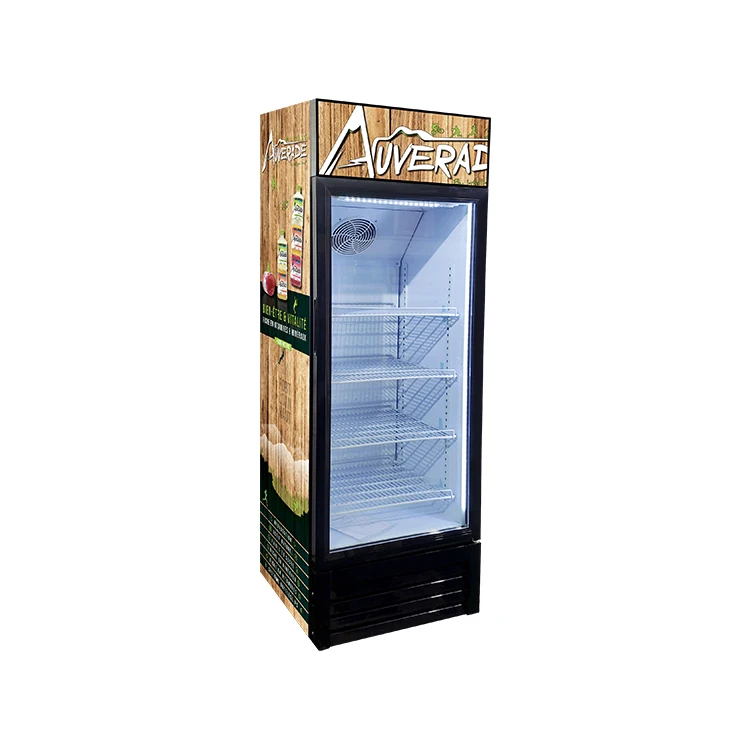 Meisda 190L SC190B Transparent Glass Door Refrigerator Commercial Display Soft Cold Drink Fridge for Sale