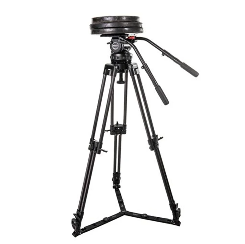 Factory Secced Reach Plus 4 Professional Broadcast CCTV Heavy Duty Video Camera Carbon Fiber Tripod 65KG Payload