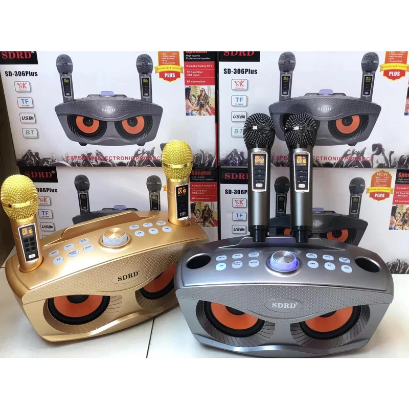 オリジナルSD306 Plus 2-in-1カラオケBTワイヤレススピーカー