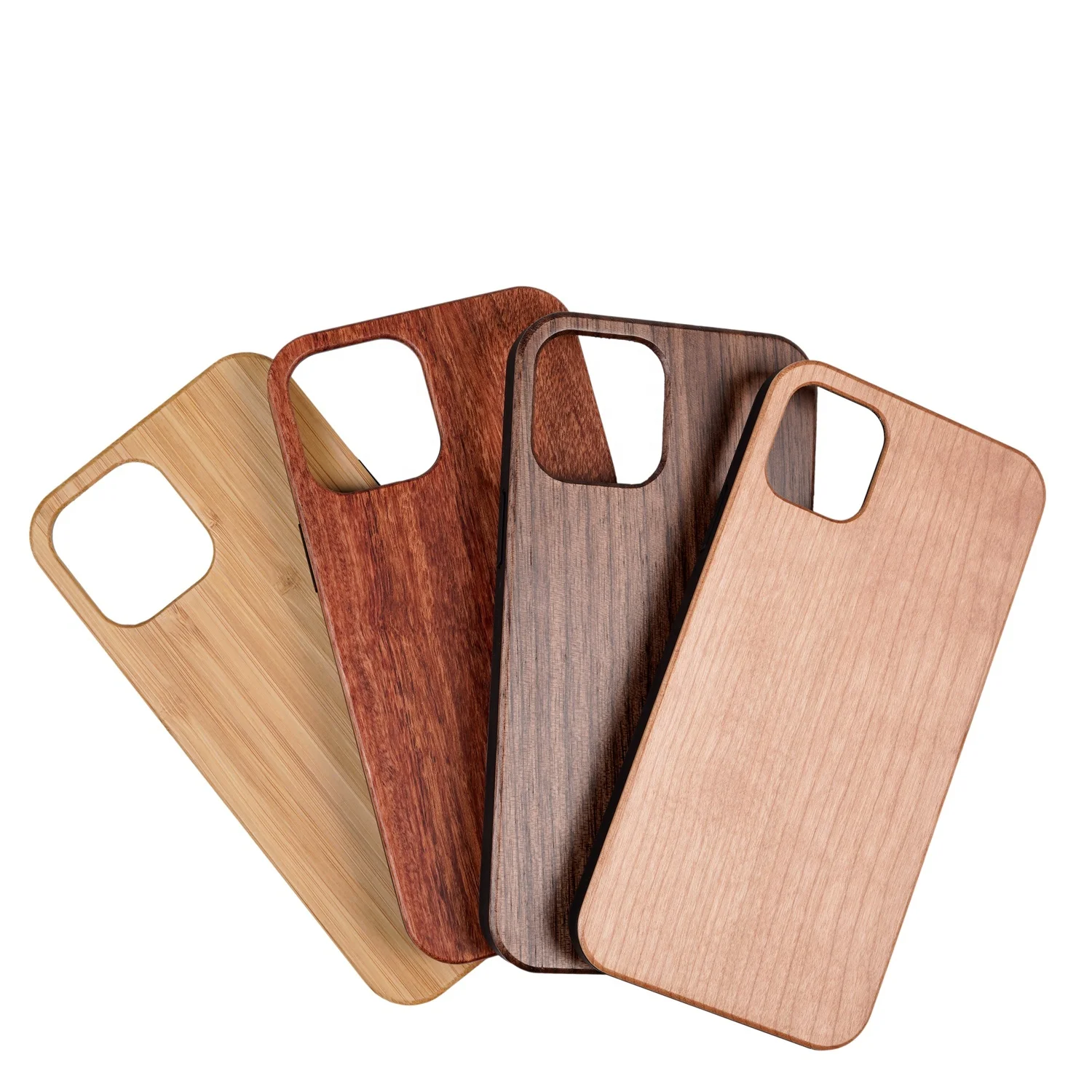 Роскошный противоударный чехол из натурального твердого дерева под заказ Деревянный чехол для мобильного телефона для Iphone 12 Xs Max