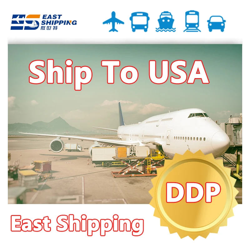 East Shipping Agent China To Usa Freight Forwarder Logistics Agent DDP Double Clearance Tax Ship Shipping To Usa Door To Door