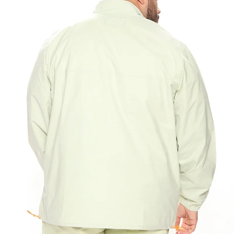 Lightweight Windproof Waterproof Nylon Jacket Anorak Jacket for Men with Custom Size and OEM Service