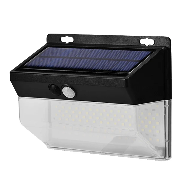 206 LED Solar Sensor Light Wall Light for Garden High Brightness 3 Mode Polycarbonate 1-year 50000 5000K (daylight) 50 90