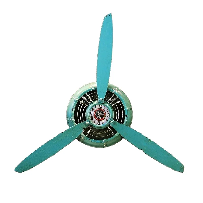 FPIGSHS Flugzeug-Propeller Wanddekoration - Retro Design Aus Eisen Für Bar, Café & Wohnzimmer