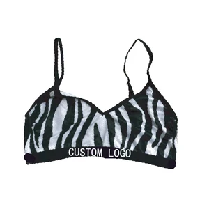 Latest Women Workout Custom Logo Sublimation Seamless Underwear Sexy Low Impact Sports Bra