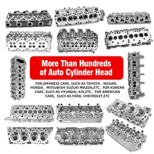 Car Parts Aluminum Auto Engine Cylinder Head Assembly for MITSUBISHI Pajero Fuso Canter L200 4d56 4m40 4g63 4g15 4g93 4d30 4g13