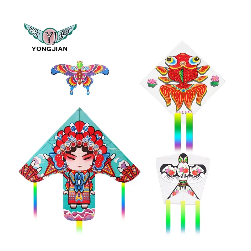 Low Price Factory Directly Provide Kite Delta Animal Fishing Rod  Kites for Kids  Plastic Kite