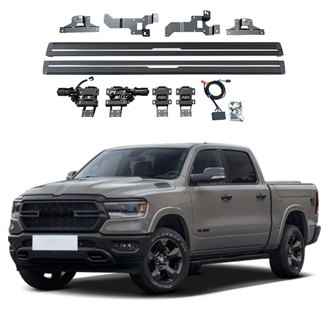 High Quality Aluminum Alloy 4X4 Pickup Truck Power Run Board Side Step for Dodge RAM 1500 CREW CAB