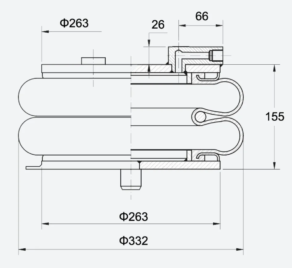 Railway Air Spring For Train Reference 540h13.r680.l Buy Railway Air