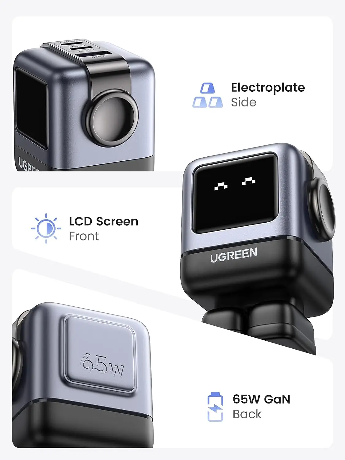 UGREEN Nexode 充電器 RG 65W 急速充電器 UGREEN Nexode 充電器 RG 65W 急速充電器 UGREEN Nexode RG 30W⁄65W