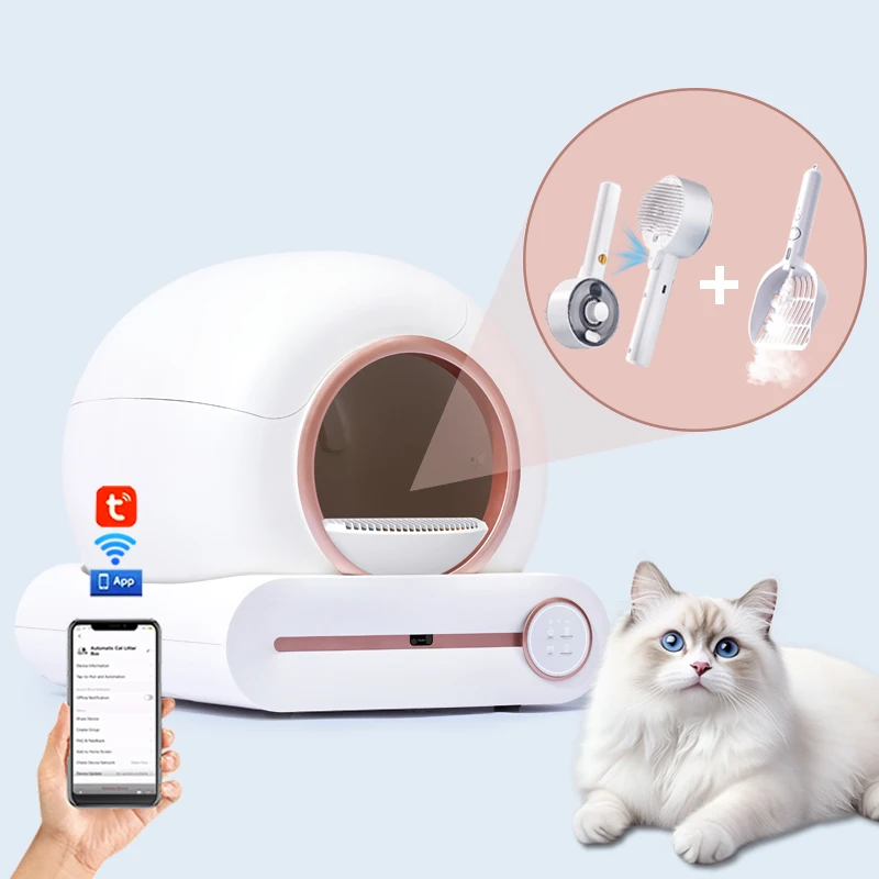 Modern APP Control WIFI Electrical Smart Pet Toilet Intelligent Self Clean Automatic Cat Litter Box