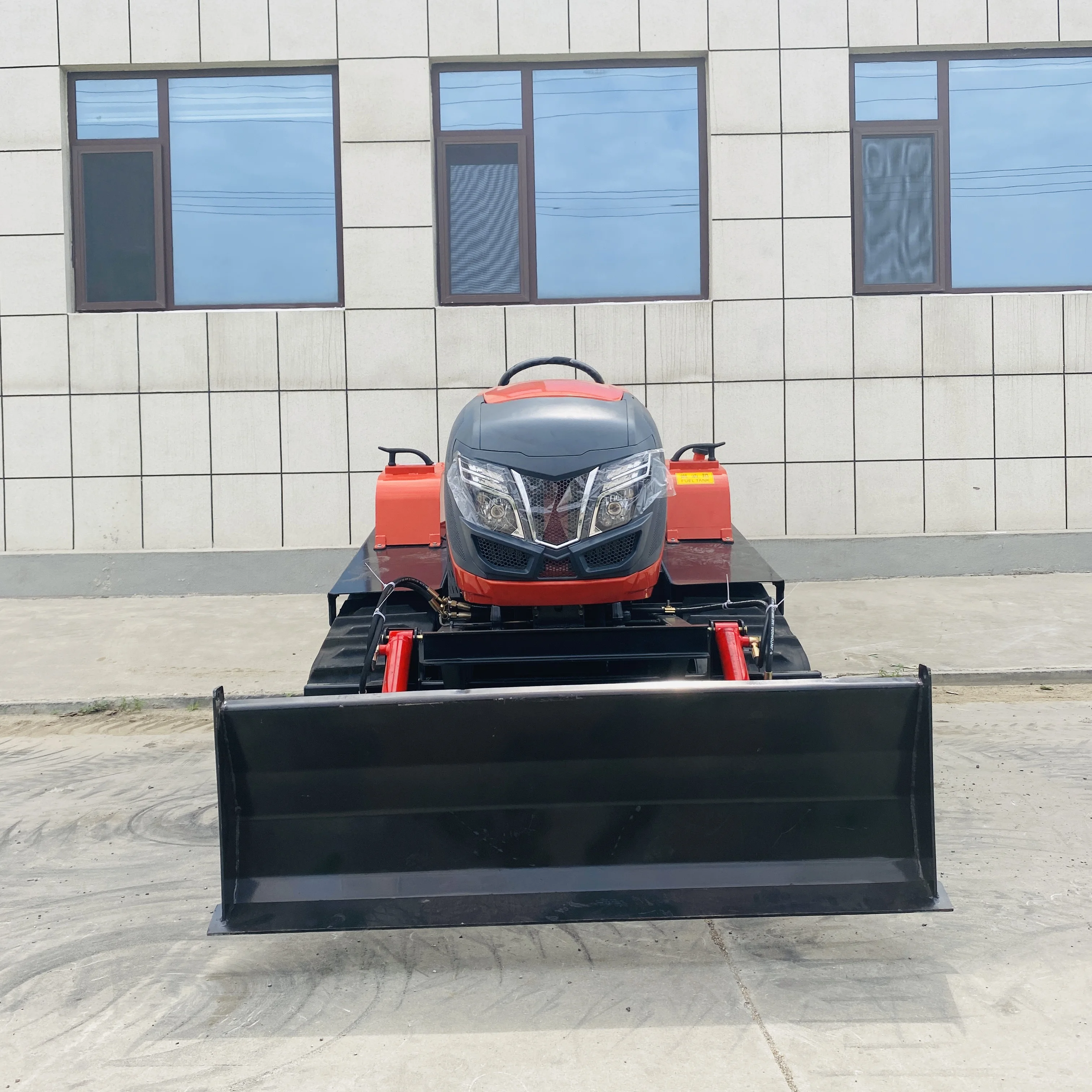 50HP Small Rubber Triangle Track Rice Farming Tractor Rice Paddy Field Mini Crawler Tractor