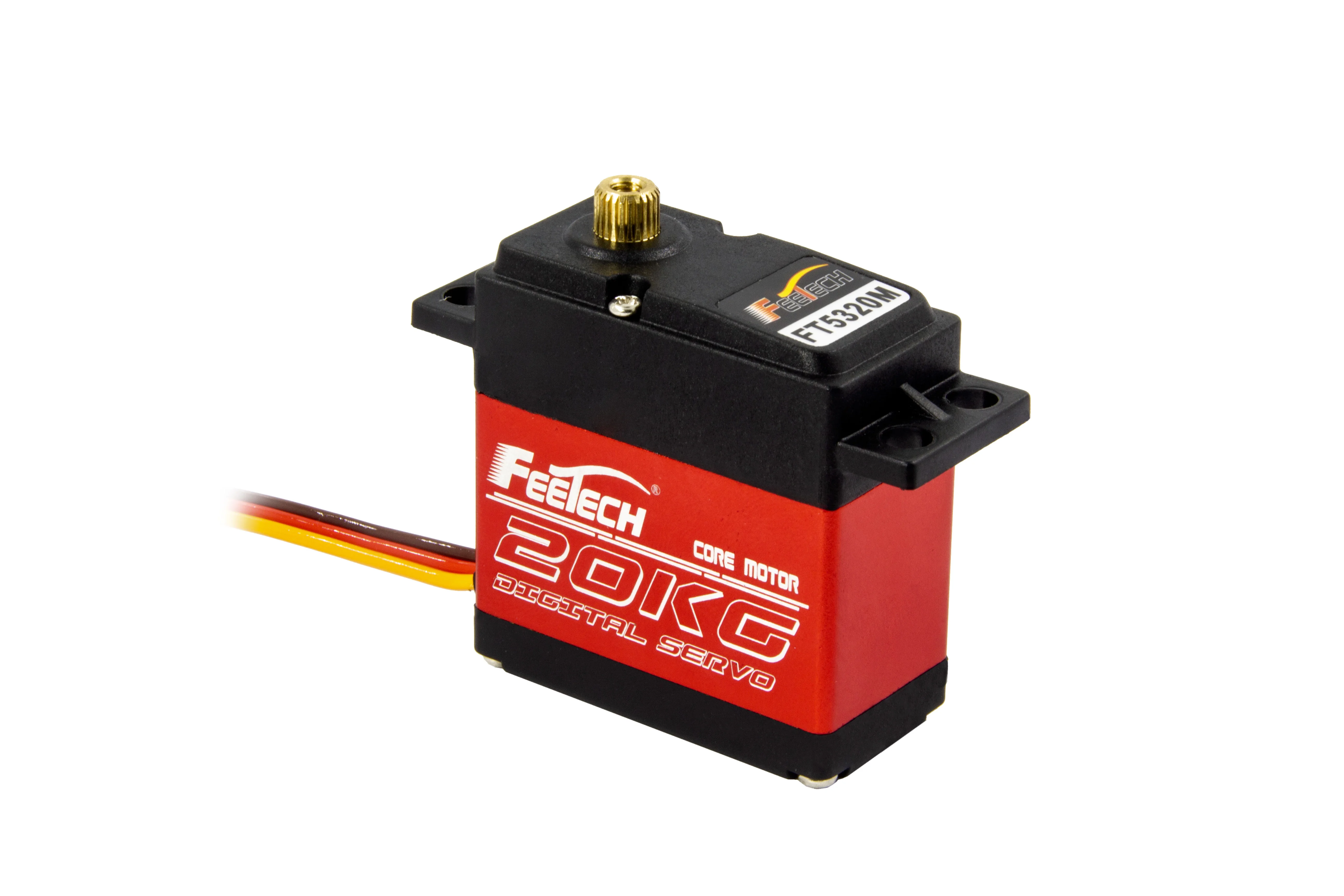 FEETECH FT5320M Digital RC Servo Motor 20KG High Torque Full Metal Gear Waterproof for Baja Cars Robot DIY 180 Degree