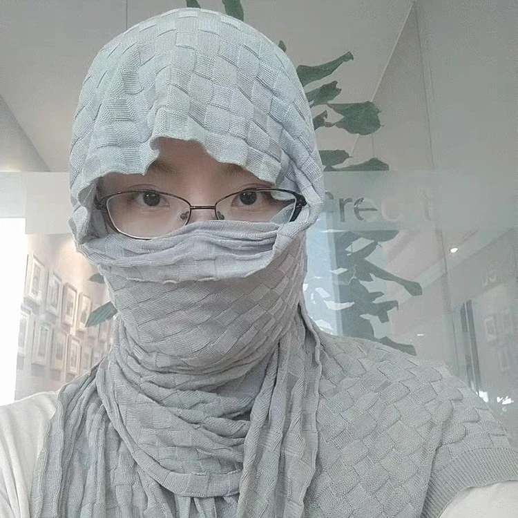 silk long scarf