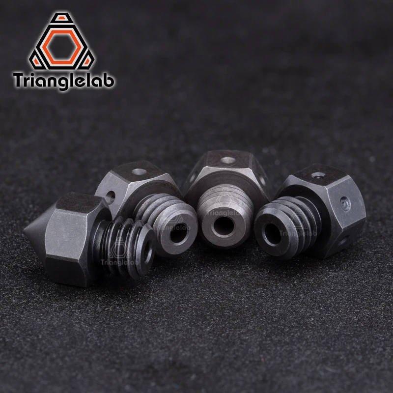 Trianglelab MK8 High Temperature Hardened Steel MK8 Nozzles for 3D Printer PEI PEEK or Carbon Fiber for E3D HOTEND Extruder