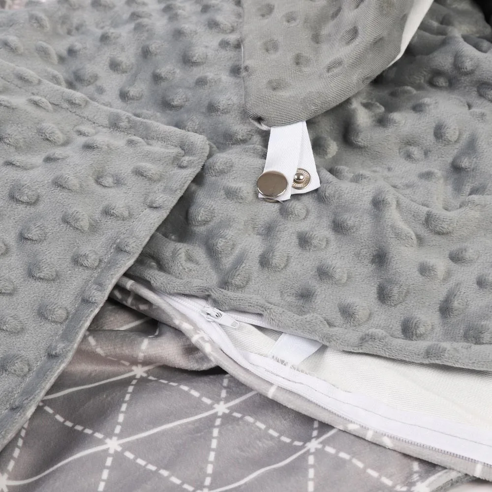 Лидер продаж, теплый мягкий однотонный высококачественный удобный пододеяльник для зимы