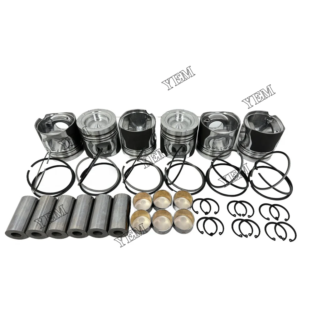 Piston Kit Fit for Doosan Develon DL06 Engine 2