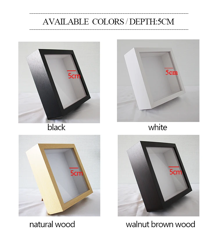 Factory Wholesale Free Sample 2 Inch Deep Shadow Box Frames With Glass ...