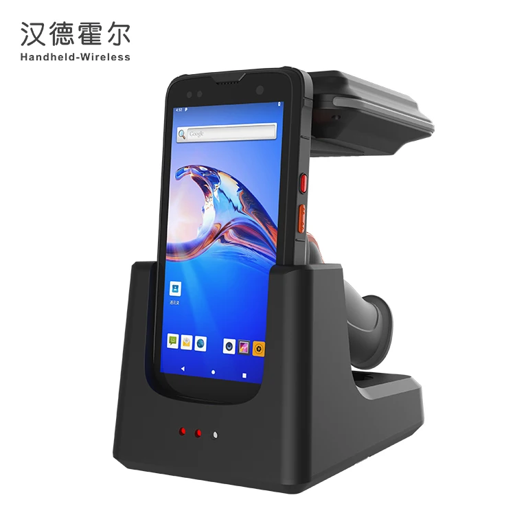 Rugged Handheld Android Barcode Scanner Pda Rechargeable 9000mah 4G 2D QR Data Collector with Smart Inventory