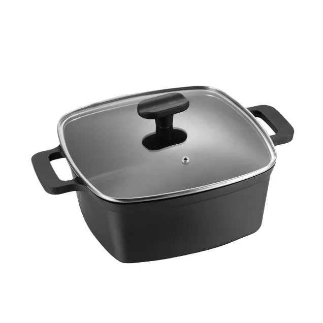 Large Volume Stockpot Stackable 5PCS Aluminum Cookware Set Cooking Hot Pot Multifunctional Kitchenware