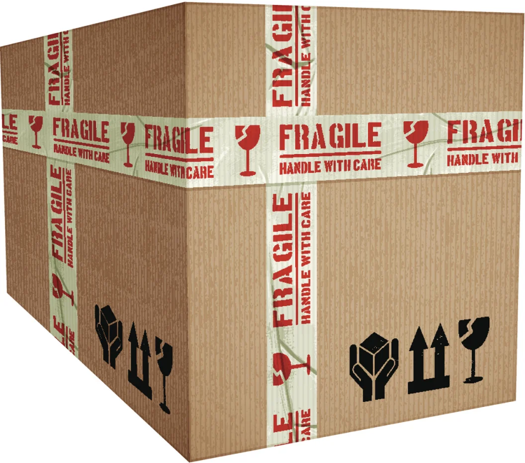 Mailing Box Packaging Tape Custom Logo Printed Clear Plastic Adhesive